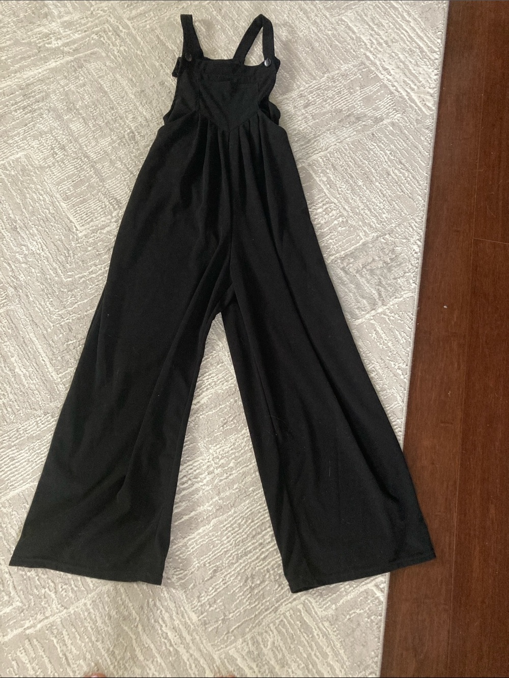 HALARA Black Wide-Leg Overalls Jumpsuit - Picture 5 of 6